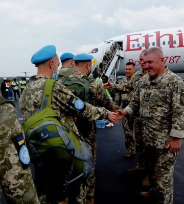 Українські миротворці повернулися з місії в Конго і допомогатимуть ЗСУ