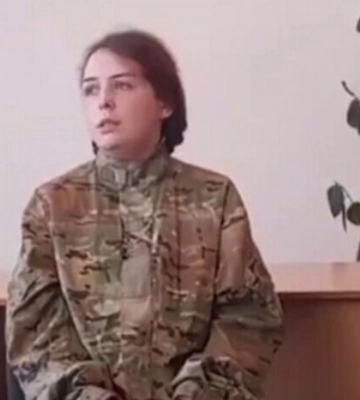Россияне показали интервью с плененной Пташкой из «Азовстали» (видео)
