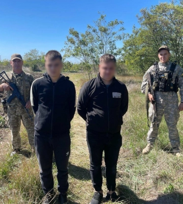 На Одещині прикордонники затримали трьох чоловіків, які намагалися потрапити до Молдови, - ФОТО