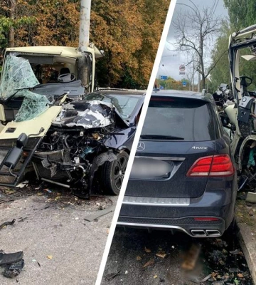 В Киеве произошло серьезное ДТП с участием маршрутки. Пострадали более 20 пассажиров