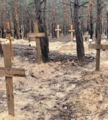 В Ізюмі на Харківщині знайдено масове поховання людей, - Зеленський