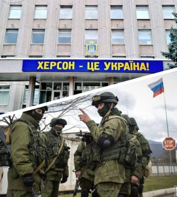 На Херсонщине оккупантам уже нечего пить, они убегают на моторных лодках