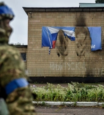 На оккупированном Запорожье россияне устроят обход квартир с полицией для голосования на «референдуме»