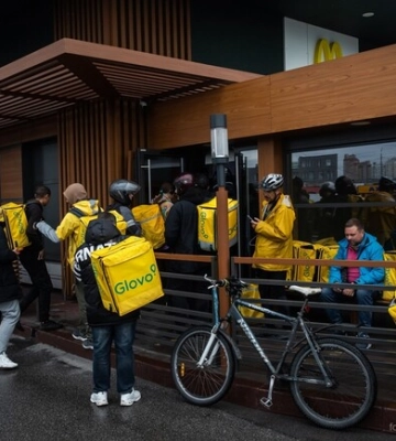 Через відкриття McDonald&#039;s у Києві кількість замовлень у Glovo зросла на 442%