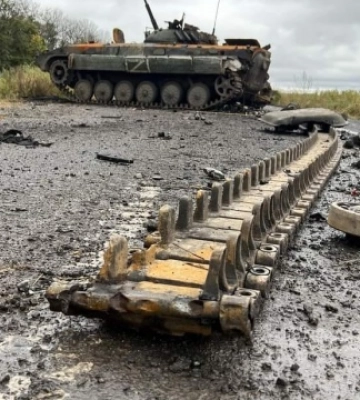 Во время освобождения Лимана российские военные  бежали в Счастье - Гайдай
