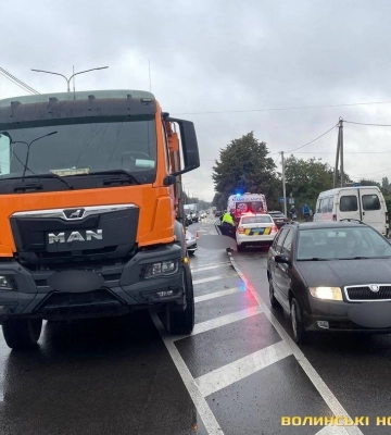 У Луцьку внаслідок ДТП загинула пенсіонерка