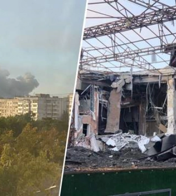 9 ракет попали в Запорожье: под завалами гостиницы люди