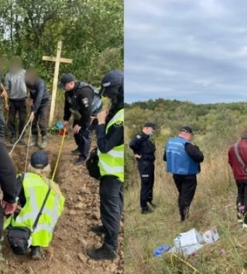 На Харківщині ексгумували тіло чоловіка, застреленого росіянами у спину