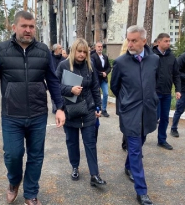 Министр обороны Италии посетил Ирпень