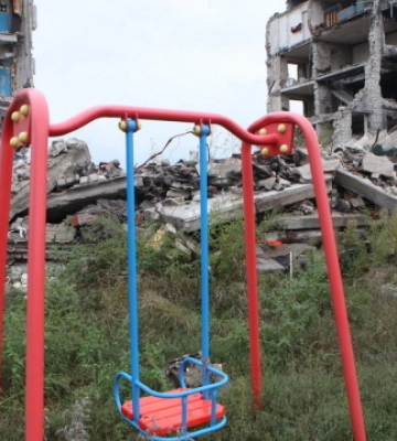 В Ізюмі залишається до півтори тисячі дітей