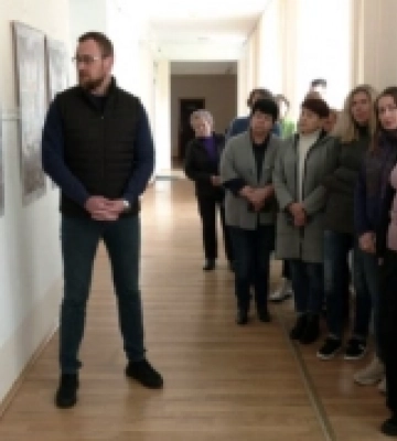 У день його повернення з полону в Рівному презентували виставку Дмитра Козацького