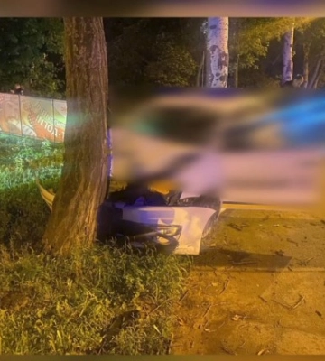 В Одесі автомобіль врізався у дерево
