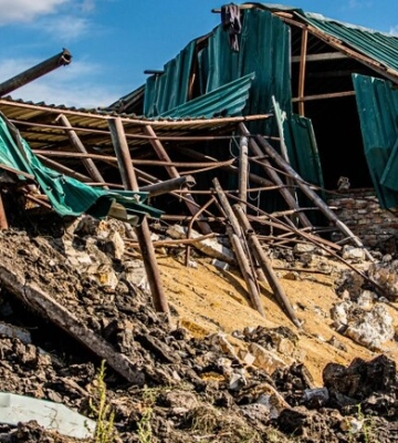 Очевидці розповіли про ракетну атаку на агропідприємство у Дніпропетровській області