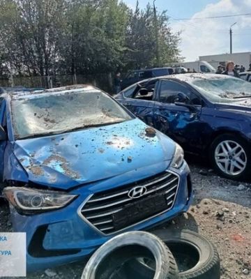 В прокуратуре показали последствия ракетных ударов по Запорожью сегодня ночью