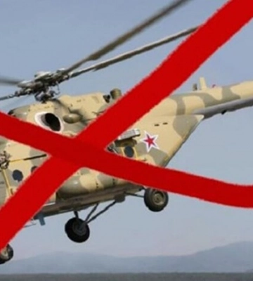 Зенітники збили ворожий вертоліт Мі-8 (відео)