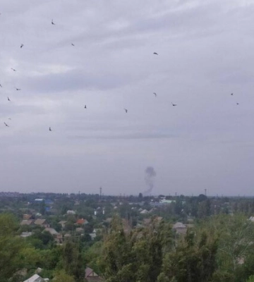 Мелітополь: на аеродромі прогримів потужний вибух (відео)
