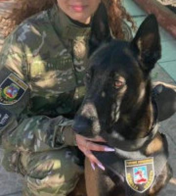 На Київщині поліцейський пес “винюхав” у схованку кілограм наркотиків