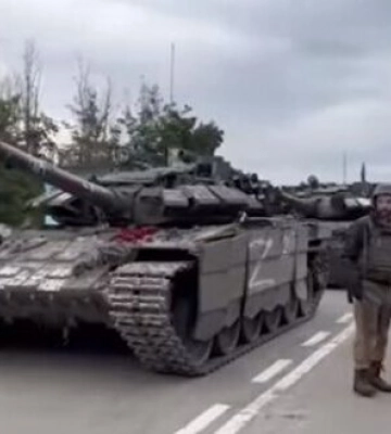 Танковое сражение под Слабуновкой: подбит украинский Т-72 и 3 захваченных российских Т-72. ВИДЕО