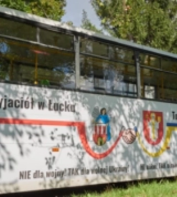 Поляки подарували Луцьку 5 пасажирських автобусів. ФОТО
