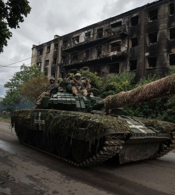Карта боевых действий в Украине 24 сентября