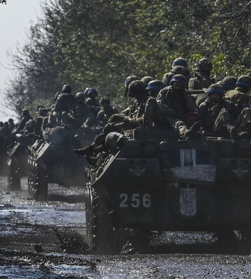 Карта боевых действий в Украине 25 октября