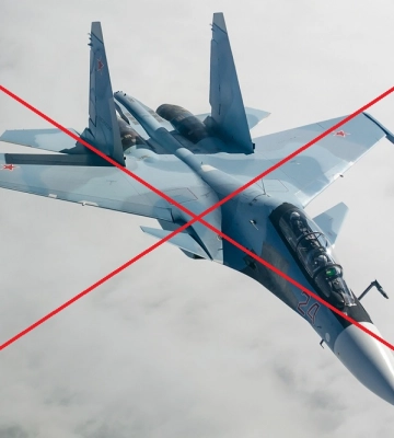 У Харківській області зі Stinger збито російський літак Су-30: відео