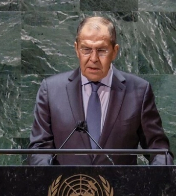 Лавров на Генасамблеї ООН назвав Луганську область &quot;Лаоською&quot;, а Запорізьку - &quot;Запорожною&quot;. ВIДЕО