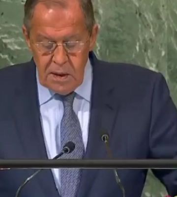 Лавров на Генасамблеї ООН назвав Луганську область &quot;Лаоською&quot;, а Запорізьку - &quot;Запорожною&quot;. ВIДЕО