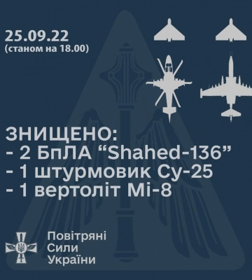 Одеські зенітники знищили ворожий штурмовик та вертоліт, який окупанти відправили для порятунку свого пілота