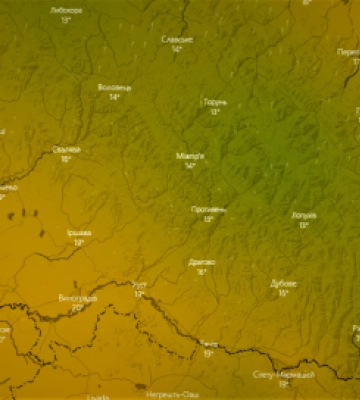 В Закарпатті стане тепліше, але дощі продовжаться