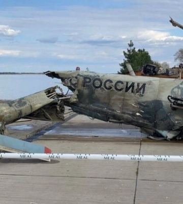 Українська ППО збила 3 російські безпілотники та 2 гелікоптери Мі-8 і Мі-24