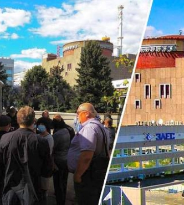 Біля ЗАЕС окупанти влаштували виставу з голосуванням на &quot;референдумі&quot;, – Енергоатом
