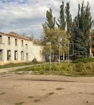 Звільнене Високопілля на Херсонщині зруйноване на 80%