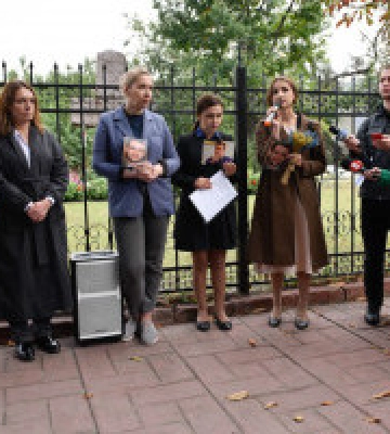 В Іллінському сквері у Києві відбулась акція пам’яті Георгія Ґонґадзе і всіх вбитих українських журналістів
