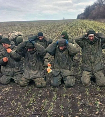 На Херсонщині в полон потрапив солдат РФ, який убив громадянського під Києвом
