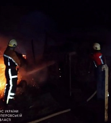 На Дніпропетровщині пожежа знищила 5 тонн урожаю