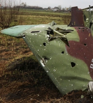 Над Херсонською областю збили штурмовик окупантів Су-25