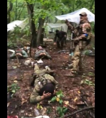 У Нацгвардії показали взяття в полон 15 окупантів