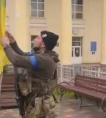 З’явилося перше фото звільненого смт Куп’янськ-Вузловий на Харківщині