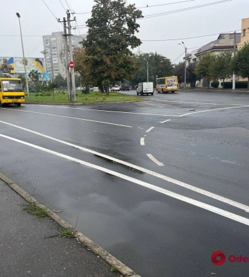 В Одессе еще на одном перекрестке внедряется круговое движение