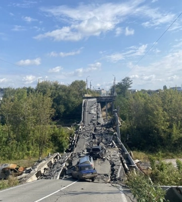 В Балаклее разминировали мост — россияне не успели взорвать 400 кг гексогена