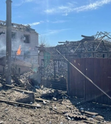 РФ нанесла ракетный удар по центру города в Запорожской области