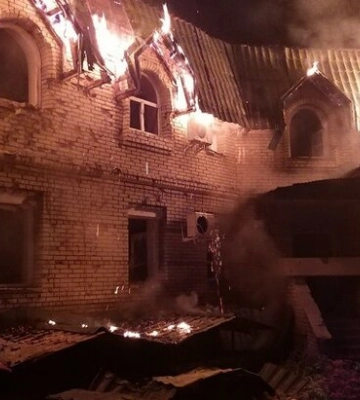 На Донбассе из-за обстрела пострадал Успенский монастырь УПЦ под Волновахой