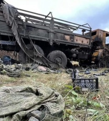 11-й армійський корпус РФ втратив понад 200 одиниць техніки під час втечі з Харківщини