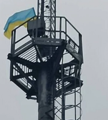 Село Диброва в Донецкой области возвращается под украинский флаг, - боец Нацгвардии. ВИДЕО+ФОТО