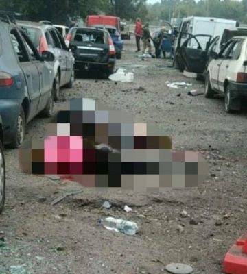 Под Запорожьем под обстрел попали гражданские автомобили: погибли десятки людей