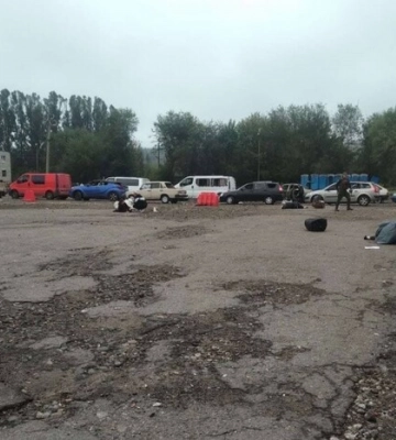 Рашисти обстріляли колону цивільних автомобілів у Запоріжжі (Фото)