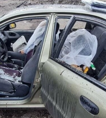 РФ обстріляла цивільну гуманітарну колону на виїзді з Запоріжжя, є жертви