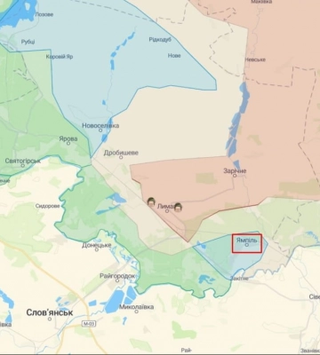 Селище Ямпіль під Лиманом перейшло під контроль ЗСУ – відео