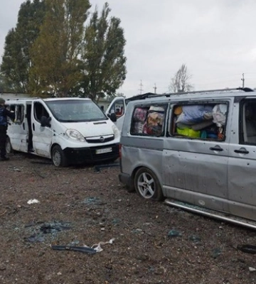 До лікарень Запоріжжя доставлено 62 постраждалих з обстріляної колони